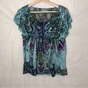 Unity World Wear Petite Butterfly Sleeves Large Petite
